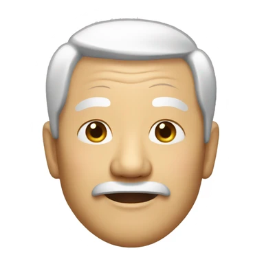 Old Chinese man sticker