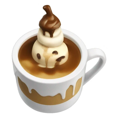 un affogato sticker