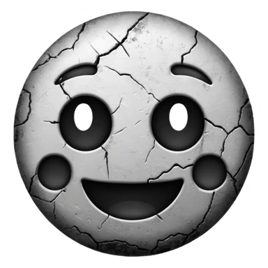 Grunge emoji sticker