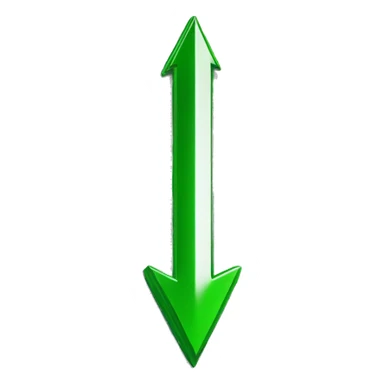 green arrow pointing up sticker