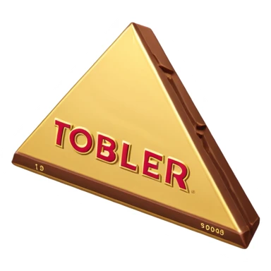 Chocolate toblerone sticker