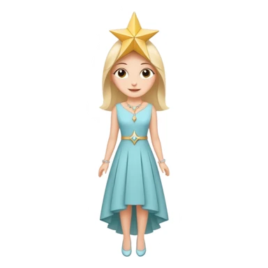 Elegant star mascot illustration inspired by a beauty brand logo, 4-pointed elongated star, sophisticated and minimal flat design, subtle feminine eyelashes, confident soft smile, in hex #250055 sticker