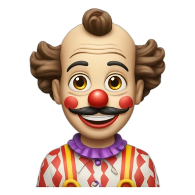 Clown McQueen cars sticker