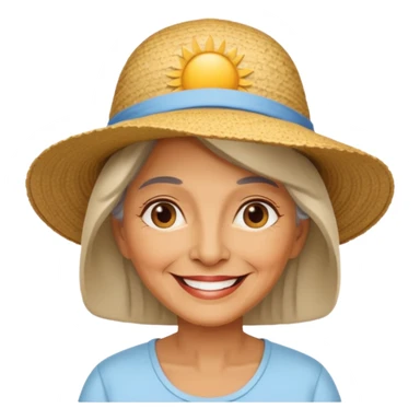  older woman in the country sticker
