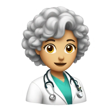 doctor advice woman sticker