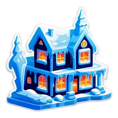 Ice Iglo Hotel sticker
