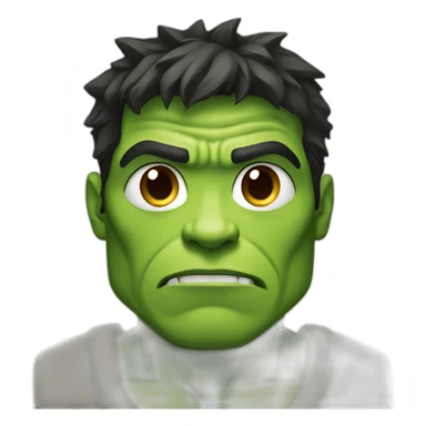 hulk wearing djellaba sticker