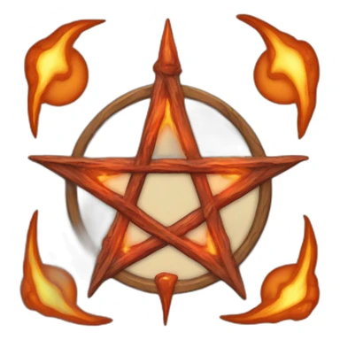 Pentagram satanic sticker
