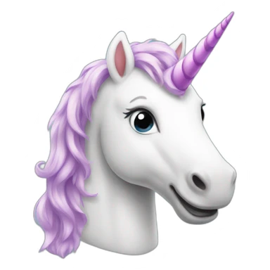 Happy unicorn sticker
