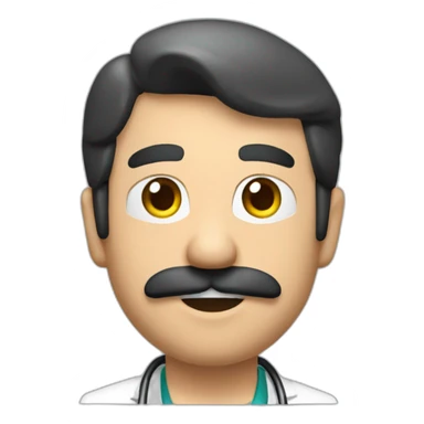 doctor que tiene gorra de Mario Bros sticker