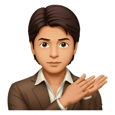 Shahrukh khan signature pose sticker