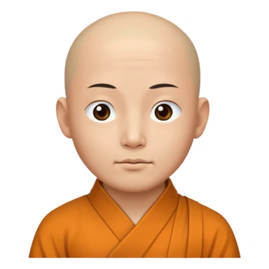 Zen monk sticker