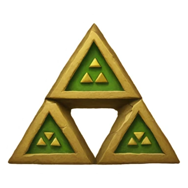 Zelda triforce sticker