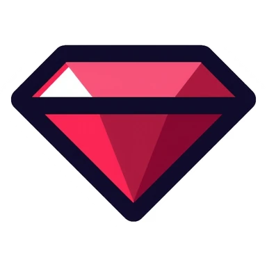 ruby gemstone sticker