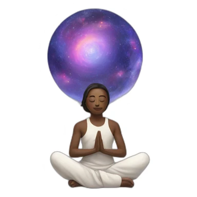 Cosmic méditation  sticker