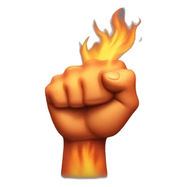 biceps on fire sticker