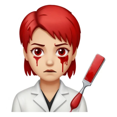 bloody hairdresser sticker