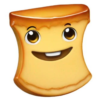 Dancing flan sticker