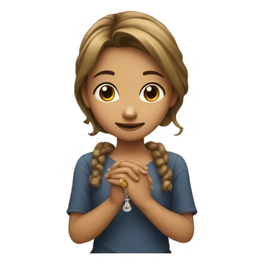 a girl proposing with a ring sticker