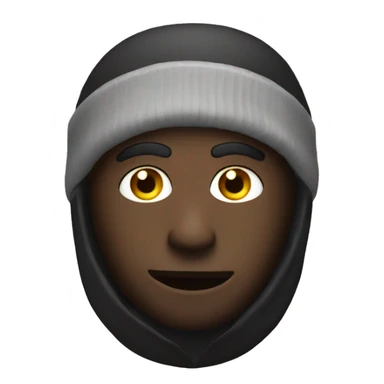 guy with ski mask sticker