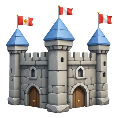A cube castle game. sticker