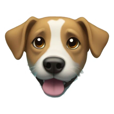 mutt swimming in a pool sticker