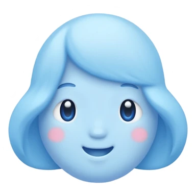 Blue aesthetic sticker