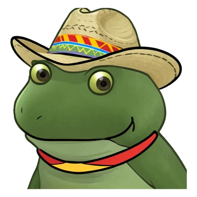 Sombrero vaquero sticker