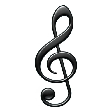 black music note sticker