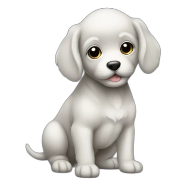 Baby schauzer black  sticker