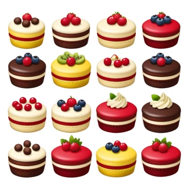 buffet desserts sticker