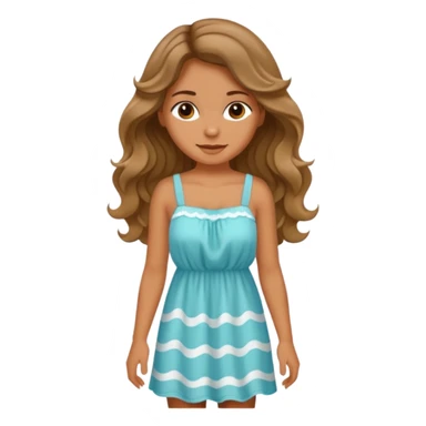 summer vibes girl sticker