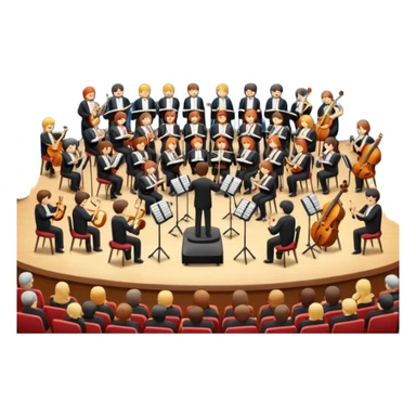 a full Orchestra  sticker