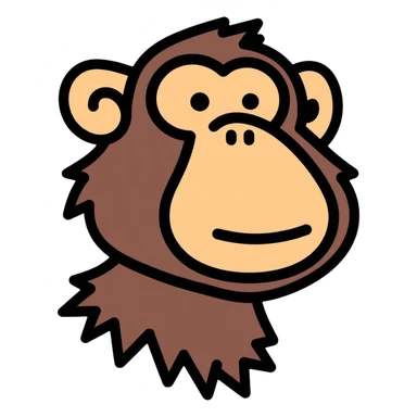 proboscis monkey with its distinctive large nose sticker