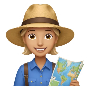 tour guide in USA sticker