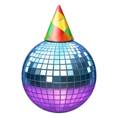 Disco Birthday Ball sticker