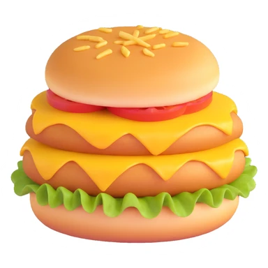 chicken patty sticker