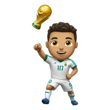 Ronaldo celebrating sticker