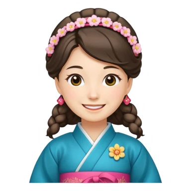 Hanbok sticker