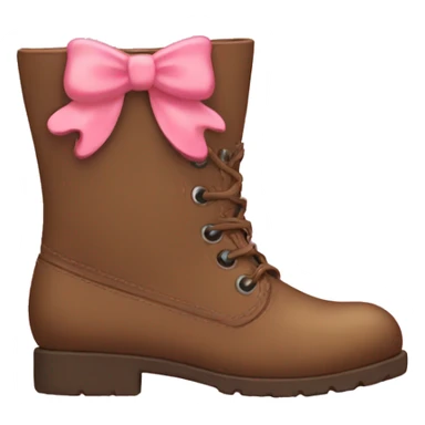 Cute boots with bow sticker