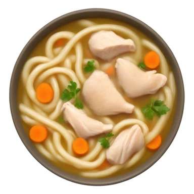 Homemade chicken noodle soup sticker