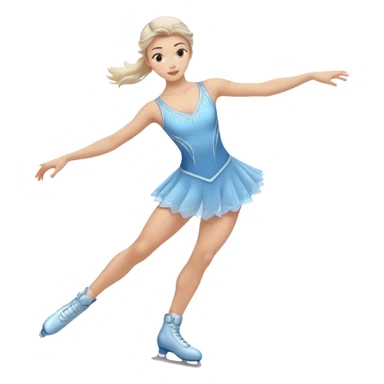 ice skater sticker