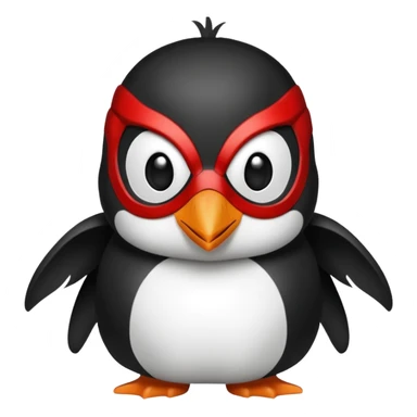 Penguin spiderman without a cape and without a suit sticker