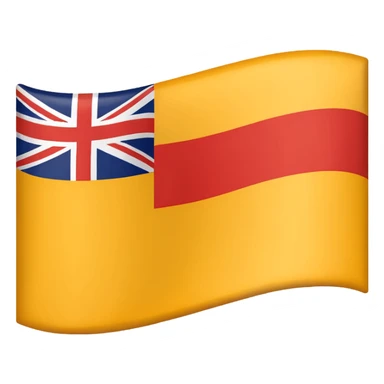 Make a emoji flag of Niue and remove the uk and replace uk with a Zambia flag sticker