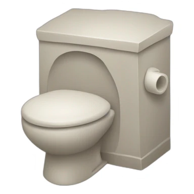 house toilet sticker