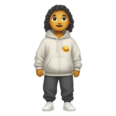 Dumpling wearing sweats sticker