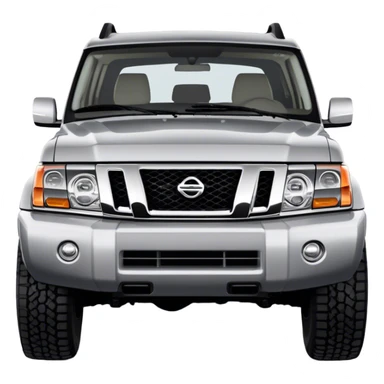Nissan Patrol y62 - Nissan (Model Year: 2022) (Iconic colour: Silver) sticker