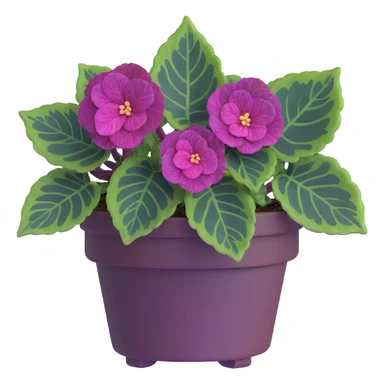 Bird's eye view of Begonia Rex plant showing spiral leaf formation from directly above, dark green leaves with purple edges and white spots sticker