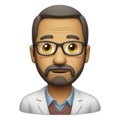 boring math professor sticker