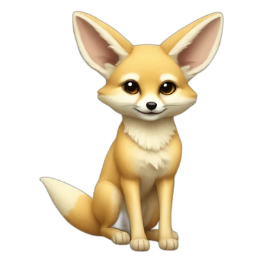 Fennec sur un chameau sticker
